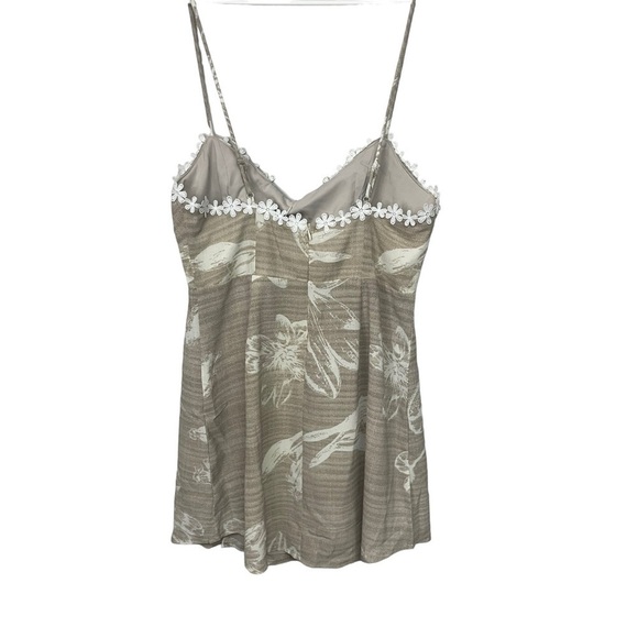 Saints & Secrets Mocha and White Floral Mini Sundress, NWT, Large - Picture 11 of 12